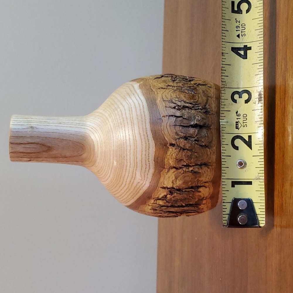 Handcrafted Wooden Bud Vase J Berglund - Picture 9 of 9
